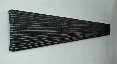 Muschelkalkstein, Farbe, 3teilig, 26 x 350 cm