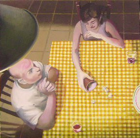 Es in den Hnden haben, 2008, 70 x 70 cm