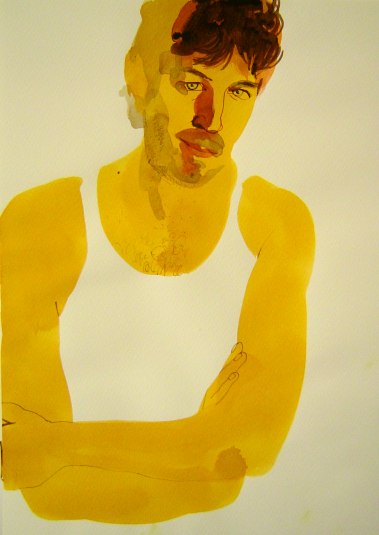 Chrissie, 2010, Aquarell, 42 x 29,5 cm