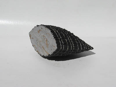Muschelkalkstein, Farbe, ca. 27 x 23 x 17 cm