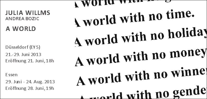 Julia Willms - A World