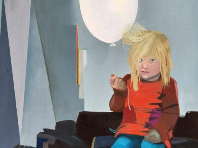 KIND ALS PINSEL. CHILD AS A BRUSH. Making art, being a mother.