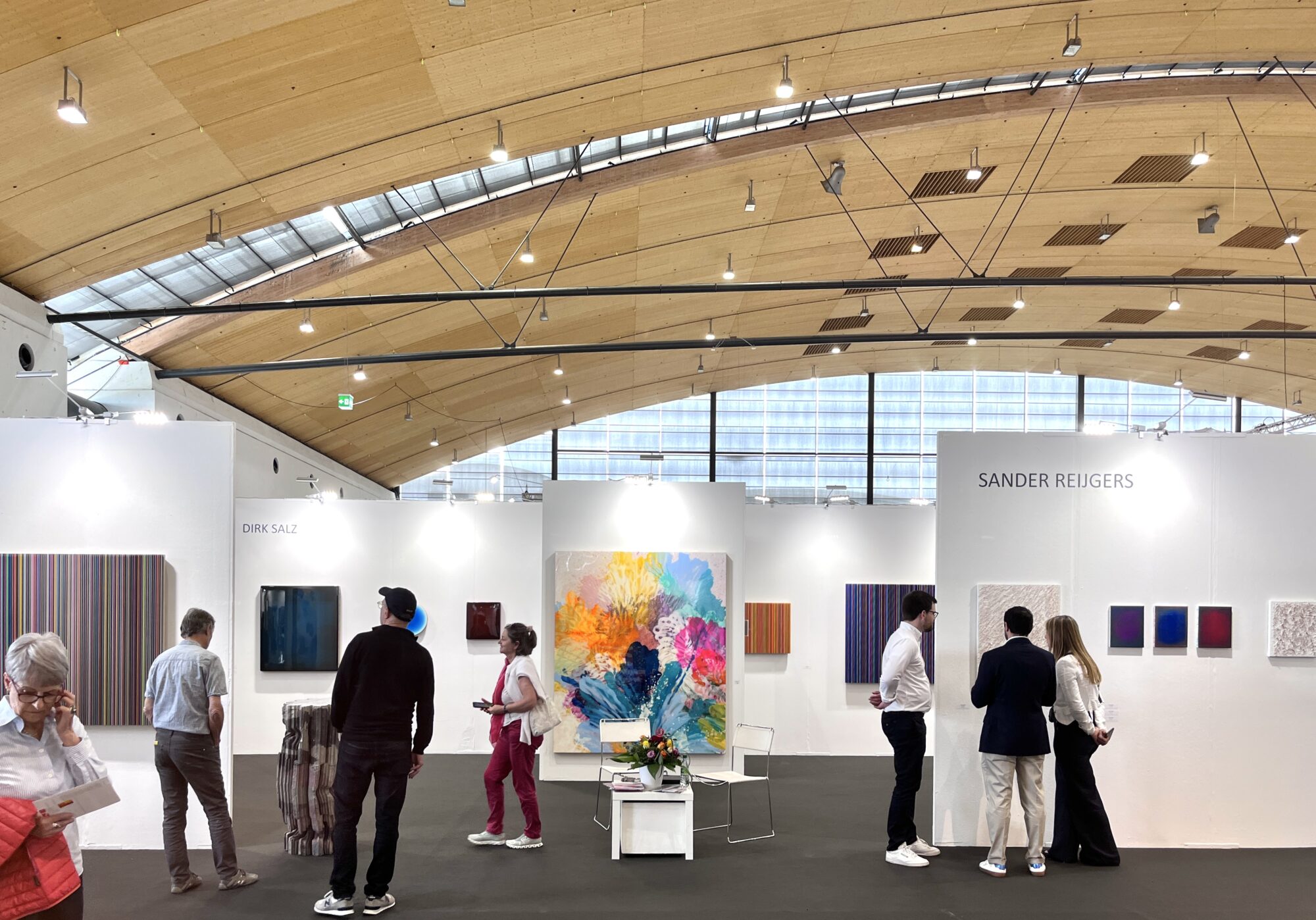 Art Karlsruhe mit Jürgen Paas, Dirk Salz, Sander Reijgers, Jürgen Jansen